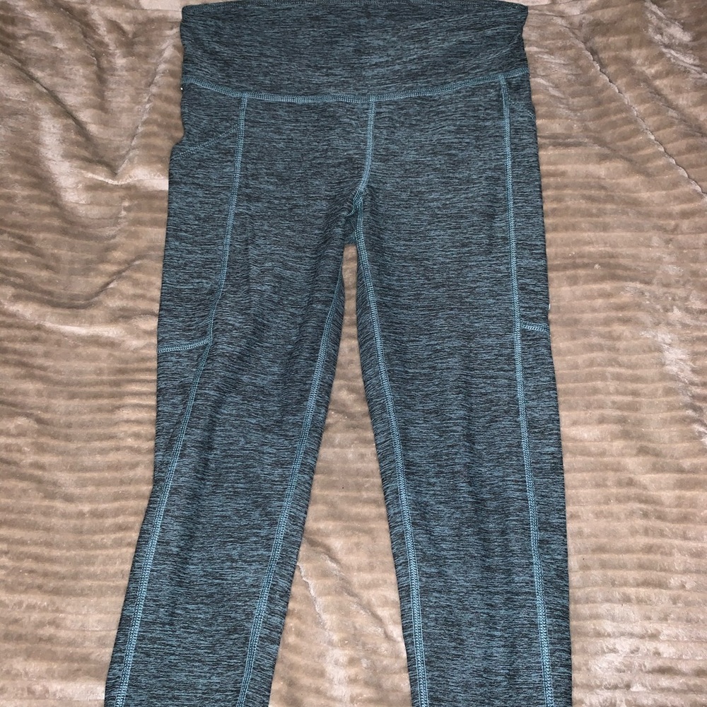 Teal yoga pants